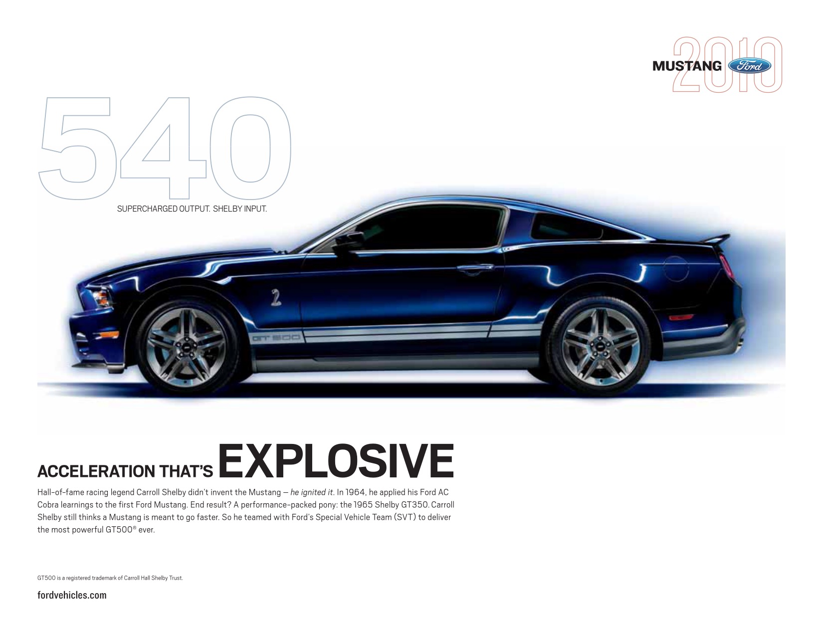 2010 Ford Mustang Brochure Page 12